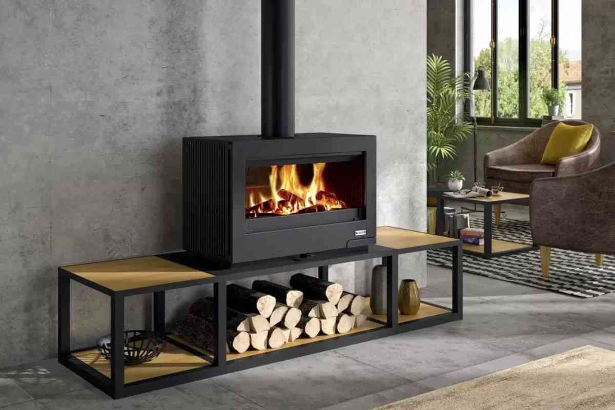 Cheminees Philippe Horama freestanding fireplace