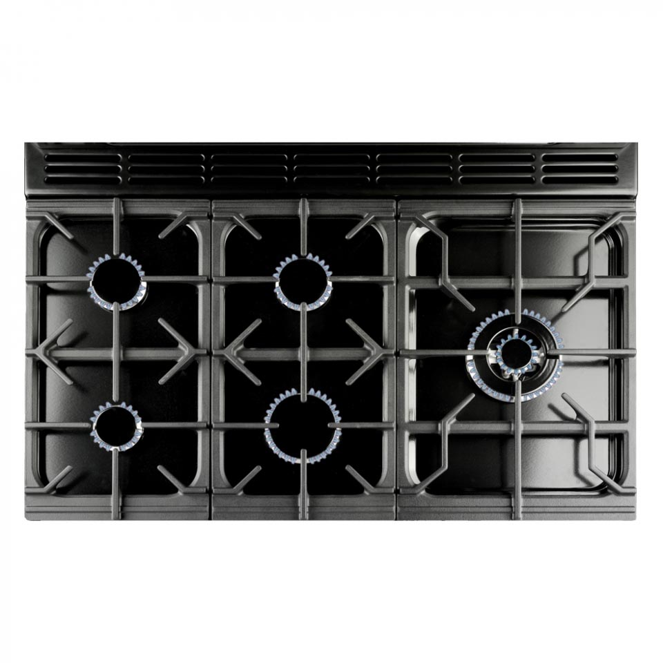 Falcon Classic Deluxe 90cm Dual Fuel Oven cooktop