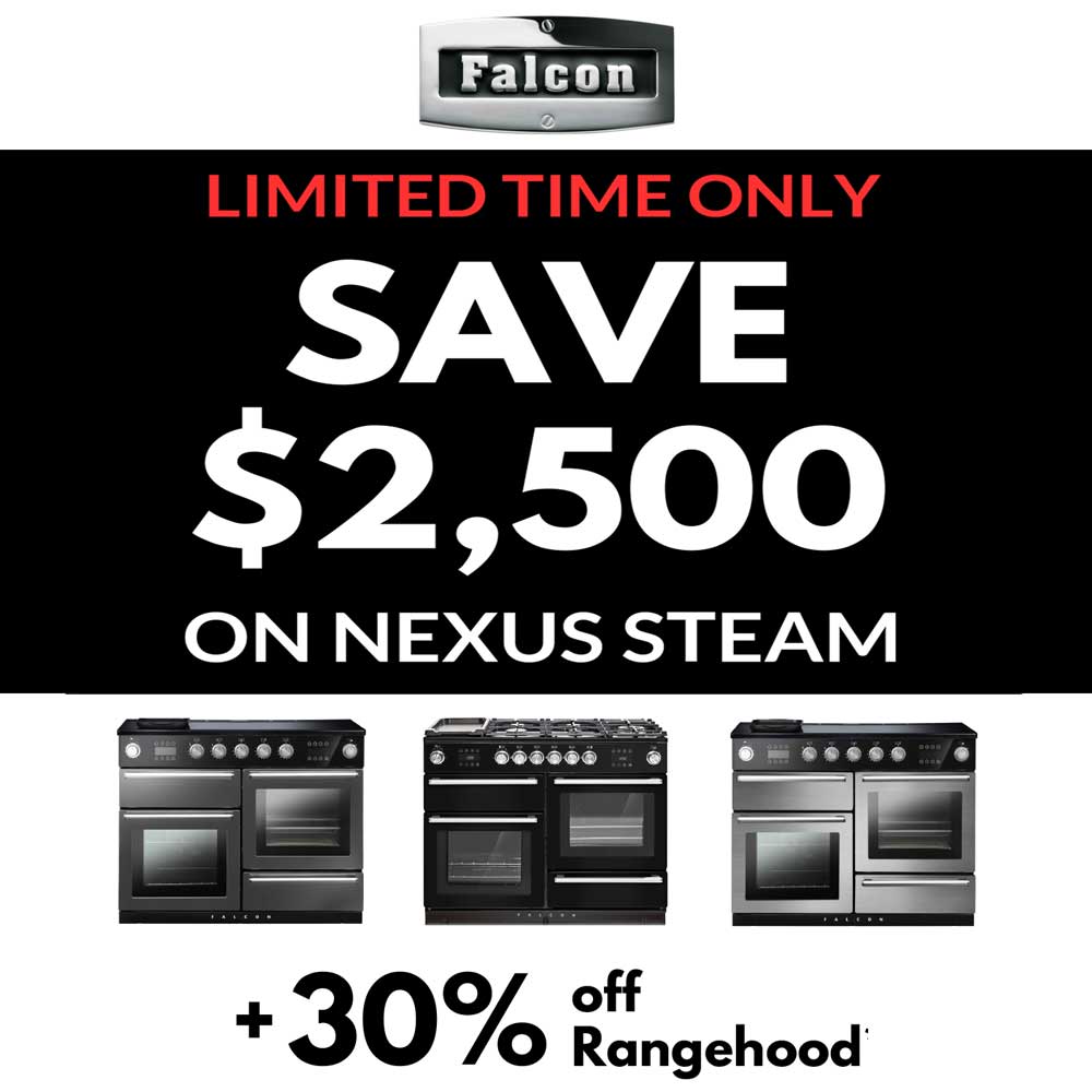 Save $2,500 on Nexus Steam + 30% Off Rangehood