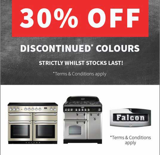 Falcon Oven Sale - Save 12.5% off all Nexus series range cookers.