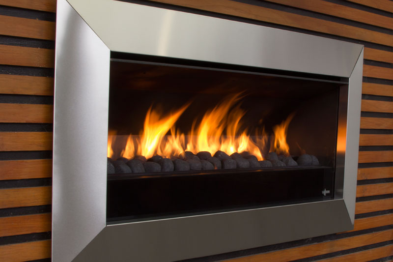 Real Flame Gas Fireplace Exuro